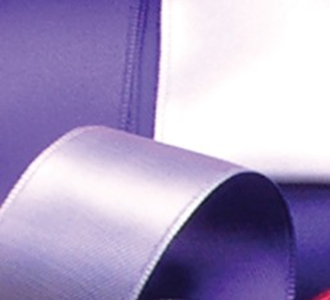 The Ribbon People Purple Double Faced French Wired Craft Ribbon 1" x 54 Yards